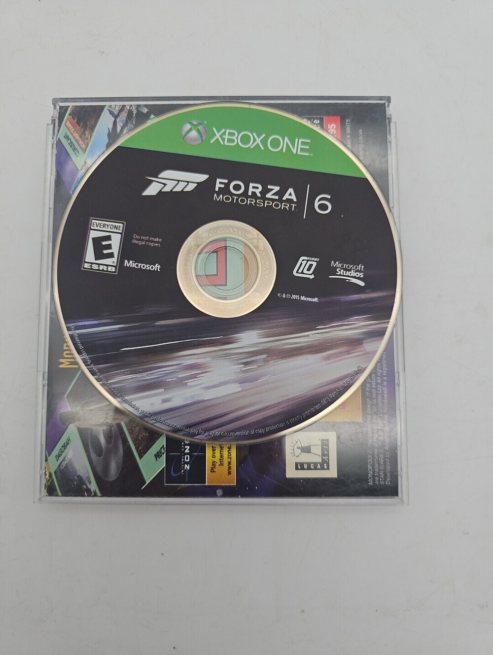 Forza Motorsport 6 Xbox One Disk Only Disc Only Scratch Free Tested Working